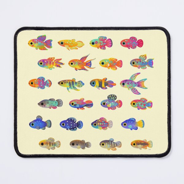 Item preview, Killifish - yellow designed and sold by pikaole.