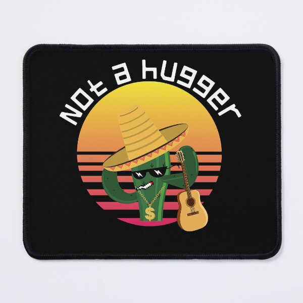 Item preview, Not a hugger funny vintage cactus sarcastic retro saguaro cactus sunset designed and sold by NikitaAg.