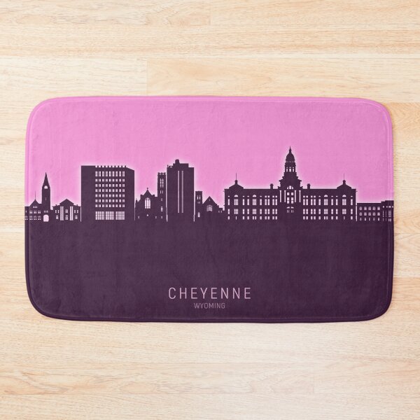 Item preview, Cheyenne Wyoming Skyline designed and sold by ArtPrints.
