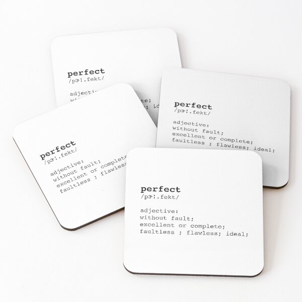 Item preview, perfect - dictionary word definition , text black and white designed and sold by vintagegraphic.