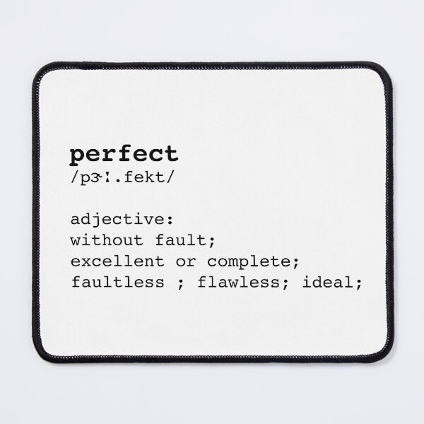 Item preview, perfect - dictionary word definition , text black and white designed and sold by vintagegraphic.