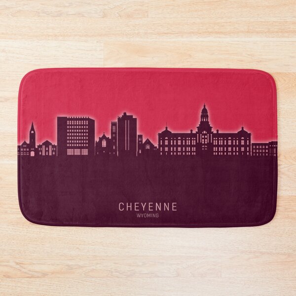 Item preview, Cheyenne Wyoming Skyline designed and sold by ArtPrints.