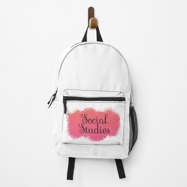 Item preview, Social Studies School Subject Label - Peach to Pink Gradient designed and sold by IrinchiDE.