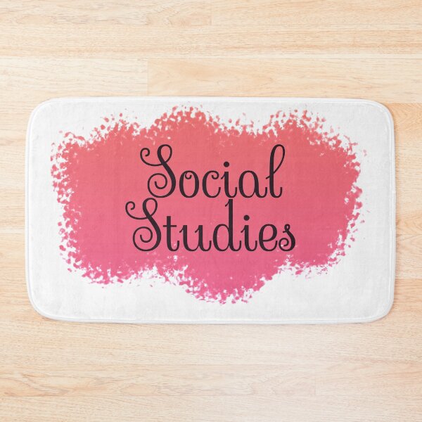 Item preview, Social Studies School Subject Label - Peach to Pink Gradient designed and sold by IrinchiDE.