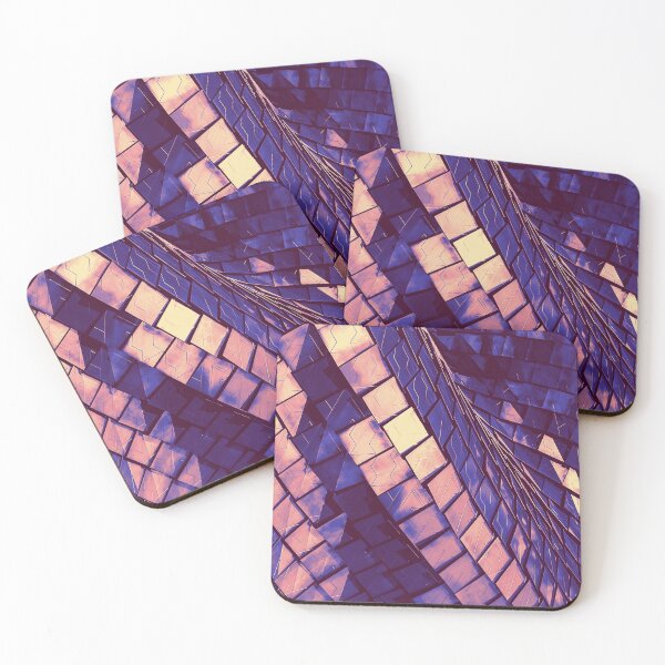 Item preview, Abstract pattern ceramic tile designed and sold by 1DaisyChainLane.