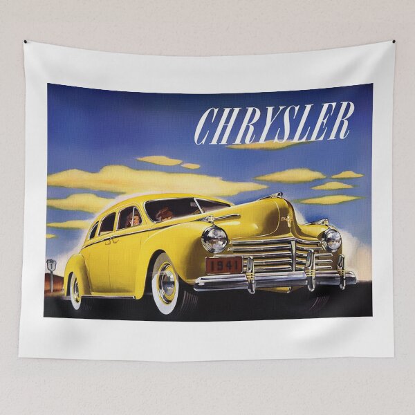 Aperçu de l'œuvre Publicité de voitures anciennes Fins & Chrome créée et vendue par OldschoolTs.