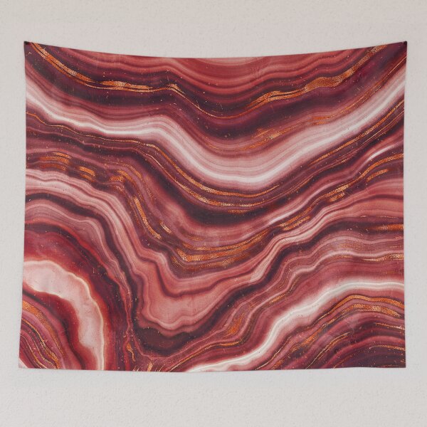 Item preview, Shades of red/terracotta glitter agate texture designed and sold by DesignGardenia.