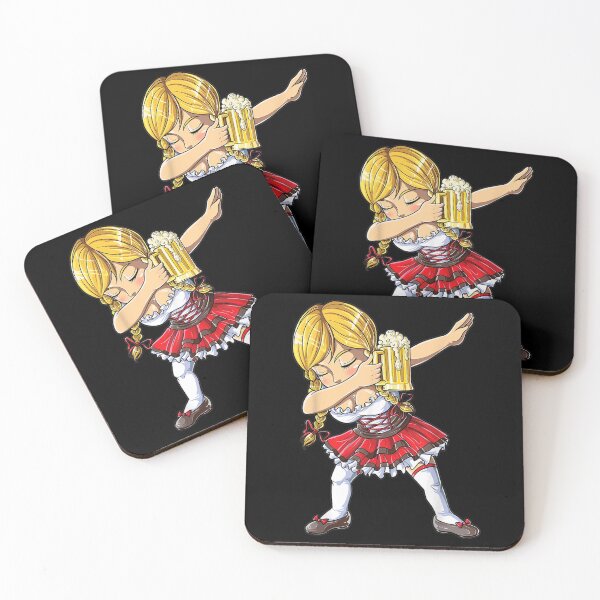 Item preview, Dabbing German Girl Oktoberfest Women Dirndl Beer designed and sold by epplevida.