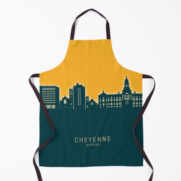 Item preview, Cheyenne Wyoming Skyline designed and sold by ArtPrints.
