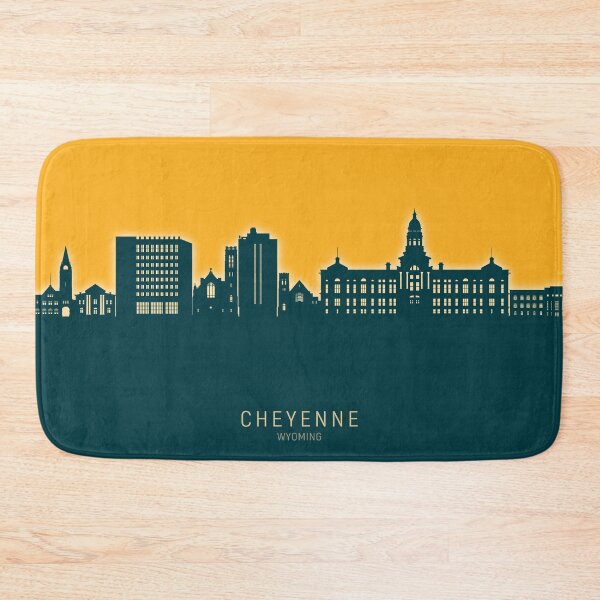 Item preview, Cheyenne Wyoming Skyline designed and sold by ArtPrints.
