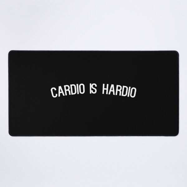 Item preview, Cardio is Hardio - funny workout slogan designed and sold by kapotka.