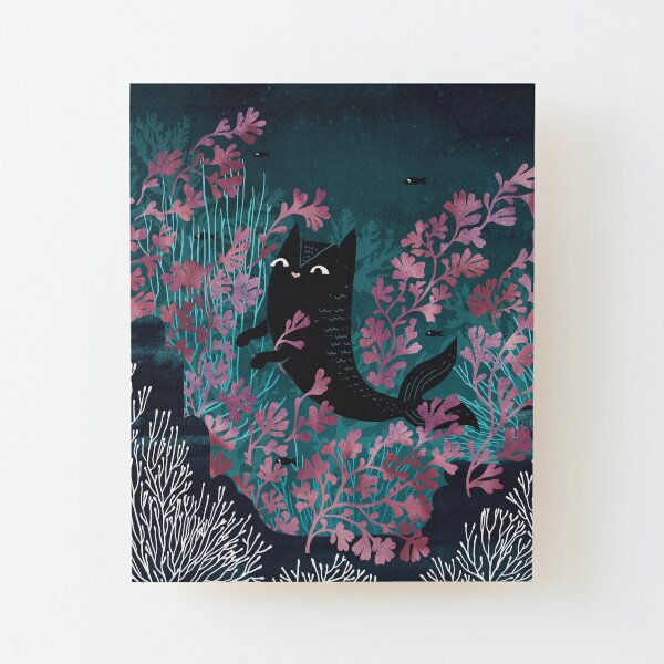 Undersea Wood Mounted Print
