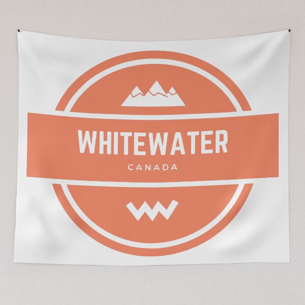 Item preview, Whitewater Resort in the Selkirk Mountains, near Nelson, British Columbia, Canada, North America - Mountain Hiking Snowboard Ski Resort Vintage Logo designed and sold by Vintage-TM.