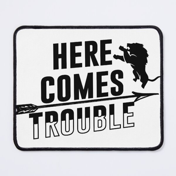 Item preview, "Here Comes Trouble" - Eyesasdaggers | Playful and Mischievous Design designed and sold by eyesasdaggers.