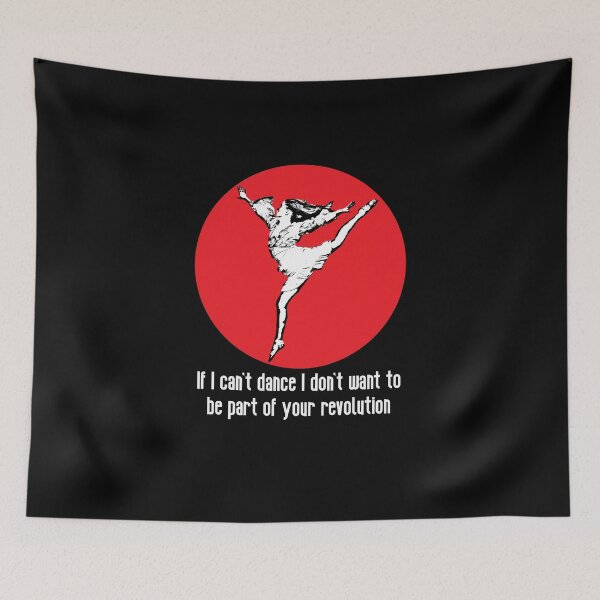 Item preview, Emma Goldman "If I Can't Dance" designed and sold by RevolutionInPaint.