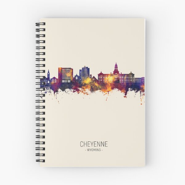 Artikelvorschau, Cheyenne Wyoming Skyline entworfen und verkauft von ArtPrints.