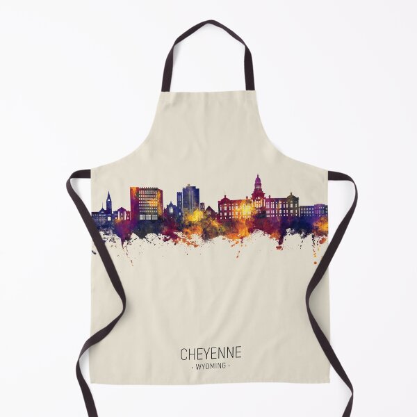 Item preview, Cheyenne Wyoming Skyline designed and sold by ArtPrints.
