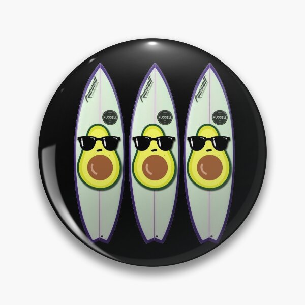 Item preview, Funny Avocado Surfing designed and sold by NuarzDesign.