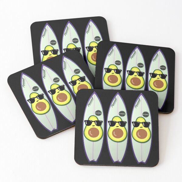 Item preview, Funny Avocado Surfing designed and sold by NuarzDesign.