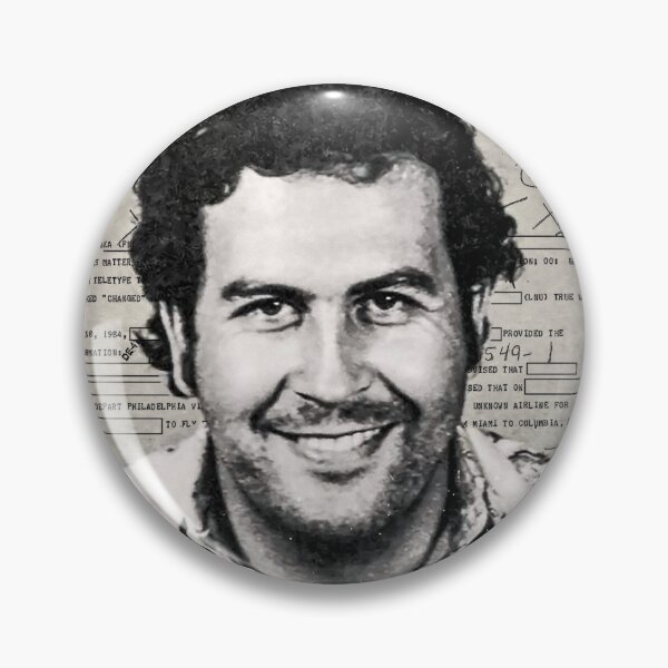 Item preview, Pablo Escobar Arrest Record 1976 Mugshot designed and sold by Artaxias_Designs.