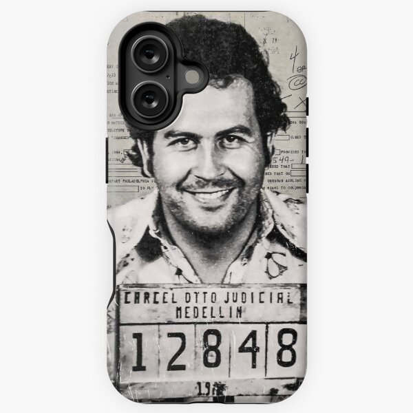 Item preview, Pablo Escobar Arrest Record 1976 Mugshot designed and sold by TonyAra.