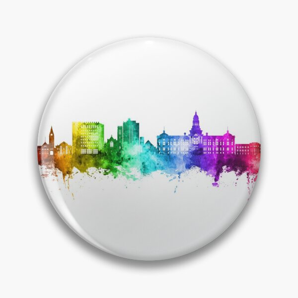 Item preview, Cheyenne Wyoming Skyline designed and sold by ArtPrints.
