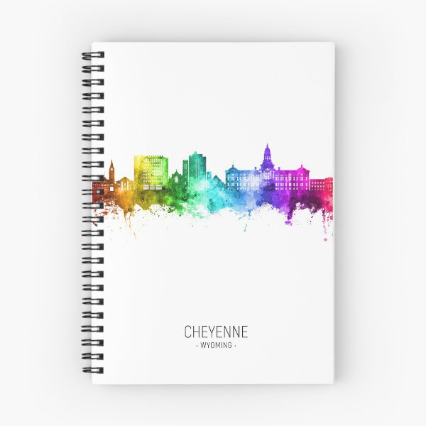 Artikelvorschau, Cheyenne Wyoming Skyline entworfen und verkauft von ArtPrints.