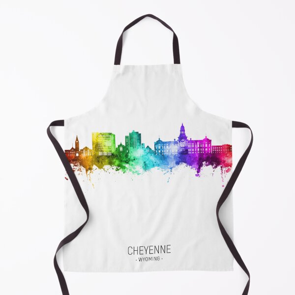 Item preview, Cheyenne Wyoming Skyline designed and sold by ArtPrints.