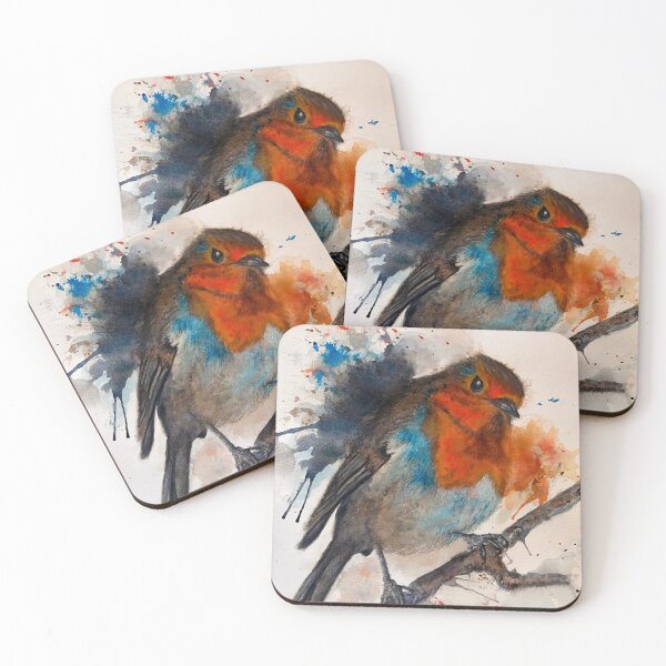 Item preview, Acuarela de Robin Redbreast designed and sold by DeborahMcGrath.