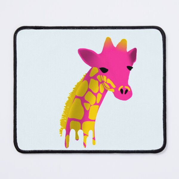 The Pink Giraffe Mouse Pad