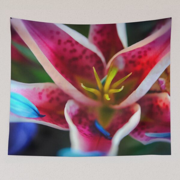 Item preview, Pink and White Lily designed and sold by bloomingvine.
