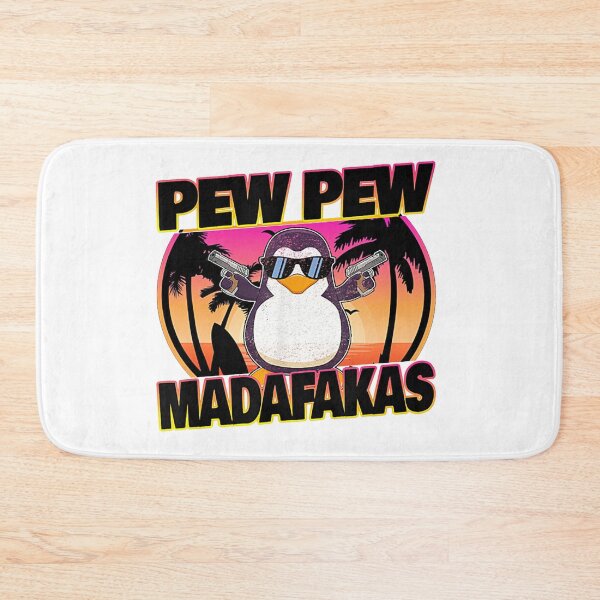 Item preview, Pew Pew Madafakas Penguin designed and sold by Unicornhappy63.