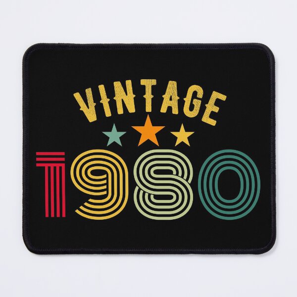 Item preview, Vintage 1980 Birthday design designed and sold by PlusAdore.