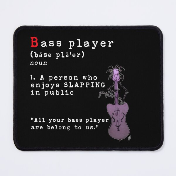 Item preview, Funny Definition | Bass Player | Dark Humor | Zombie Bass | TM11 designed and sold by triciakitty.