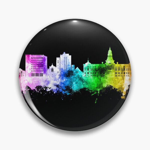 Item preview, Cheyenne Wyoming Skyline designed and sold by ArtPrints.
