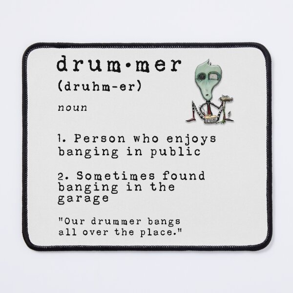 Item preview, Funny Definition | Drummer | Dark Humor | Zombie Drummer | TM11 designed and sold by triciakitty.