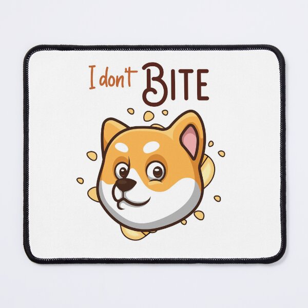 Item preview, I don't bite - cute dog lovers designed and sold by cruzzcreation.