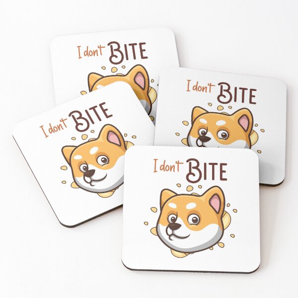 Item preview, I don't bite - cute dog lovers designed and sold by cruzzcreation.