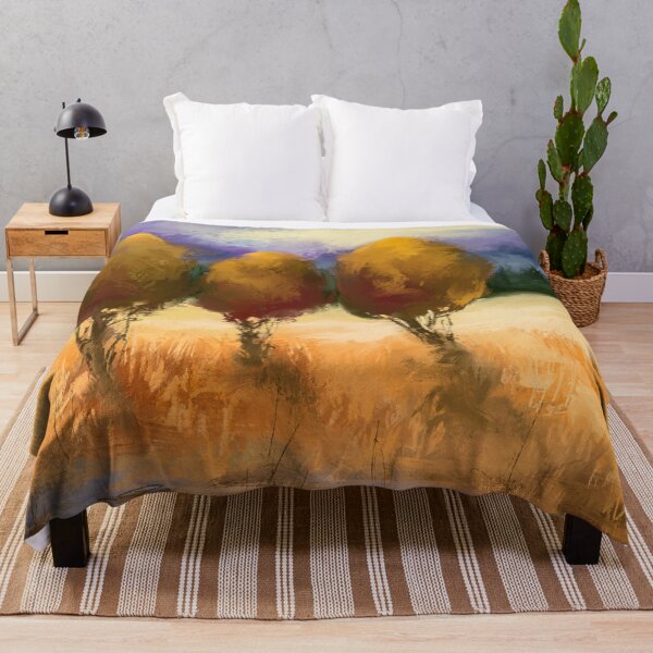 Item preview, Three buddies at sunset, digital beautiful landscape painting designed and sold by Mikko Tyllinen.