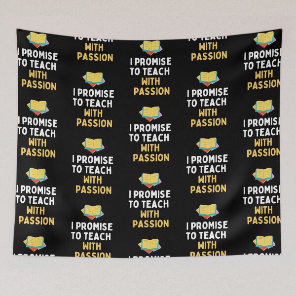Item preview, I promise to teach with passion designed and sold by Ila Mandlik.