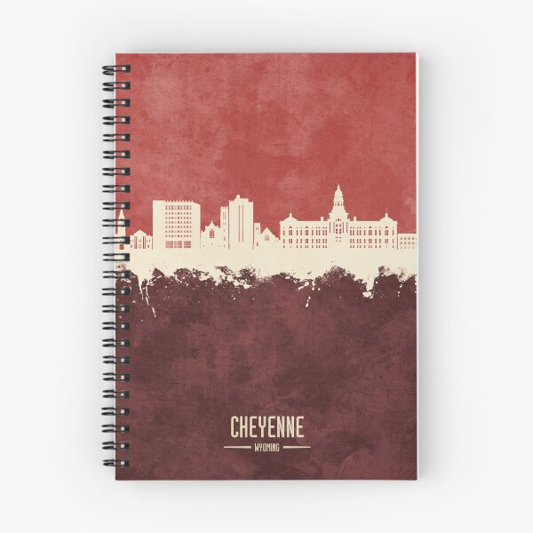 Artikelvorschau, Cheyenne Wyoming Skyline entworfen und verkauft von ArtPrints.