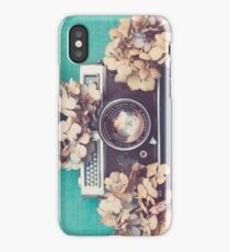 Camera & Hydrangea iPhone Case