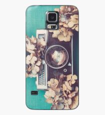 Camera & Hydrangea Case/Skin for Samsung Galaxy
