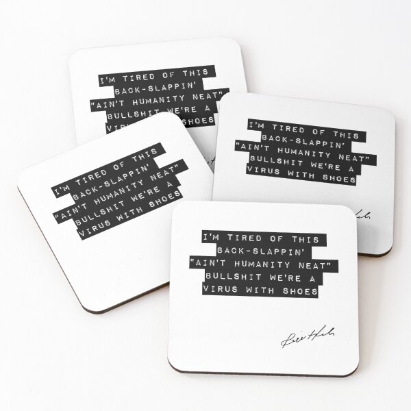 Item preview, Bill Hicks Quote - A Virus With Shoes designed and sold by TheGenesisArk.