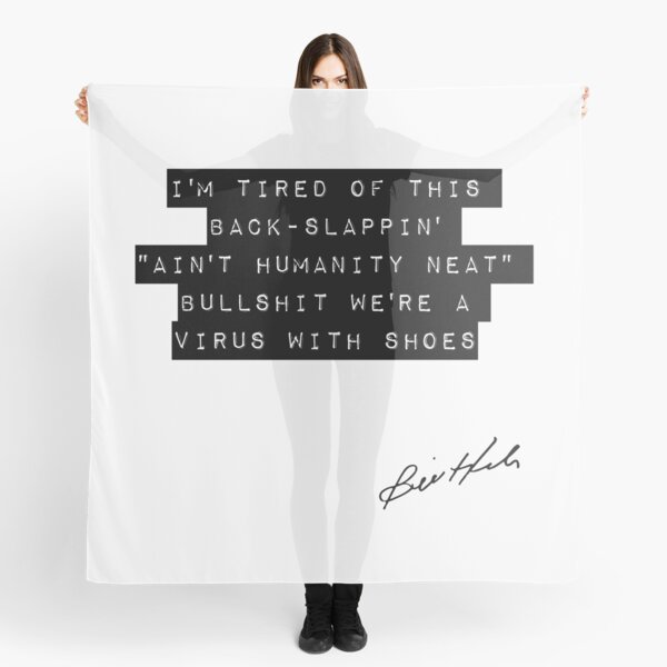 Item preview, Bill Hicks Quote - A Virus With Shoes designed and sold by TheGenesisArk.