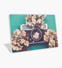 Camera & Hydrangea Laptop Skin