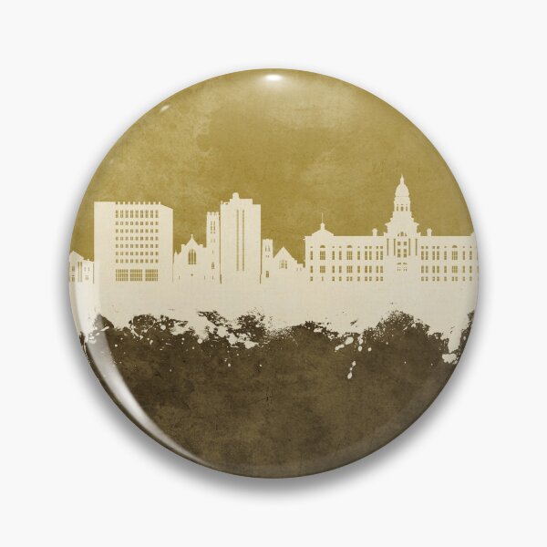 Item preview, Cheyenne Wyoming Skyline designed and sold by ArtPrints.
