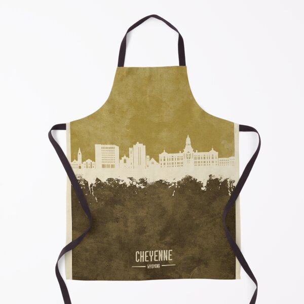 Item preview, Cheyenne Wyoming Skyline designed and sold by ArtPrints.