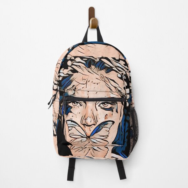 Item preview, New Awsome Artwork Woman Face with Butterfly designed and sold by Rokay Arts.