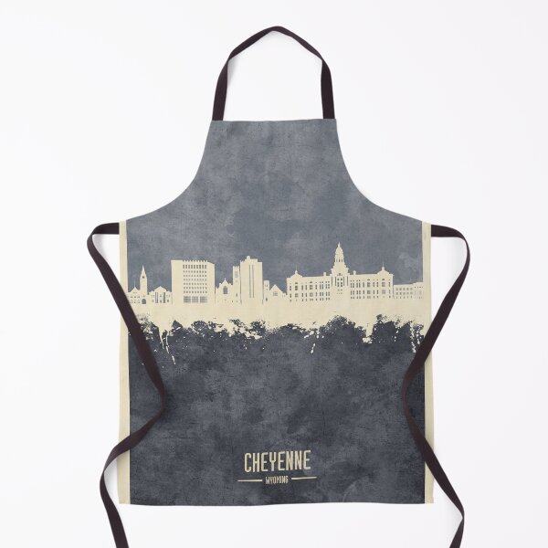 Item preview, Cheyenne Wyoming Skyline designed and sold by ArtPrints.